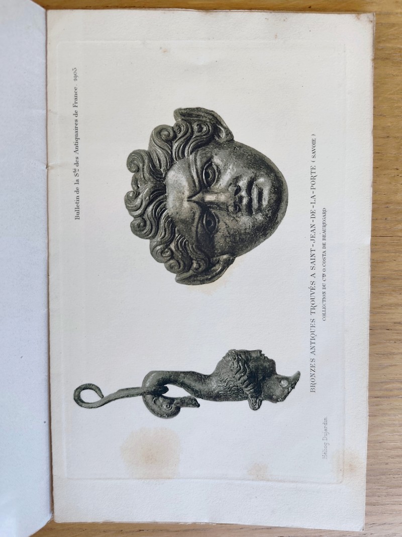 Notes sur deux bronzes figurés antiques découverts à Saint-Jean-de-la-Porte (Savoie)
