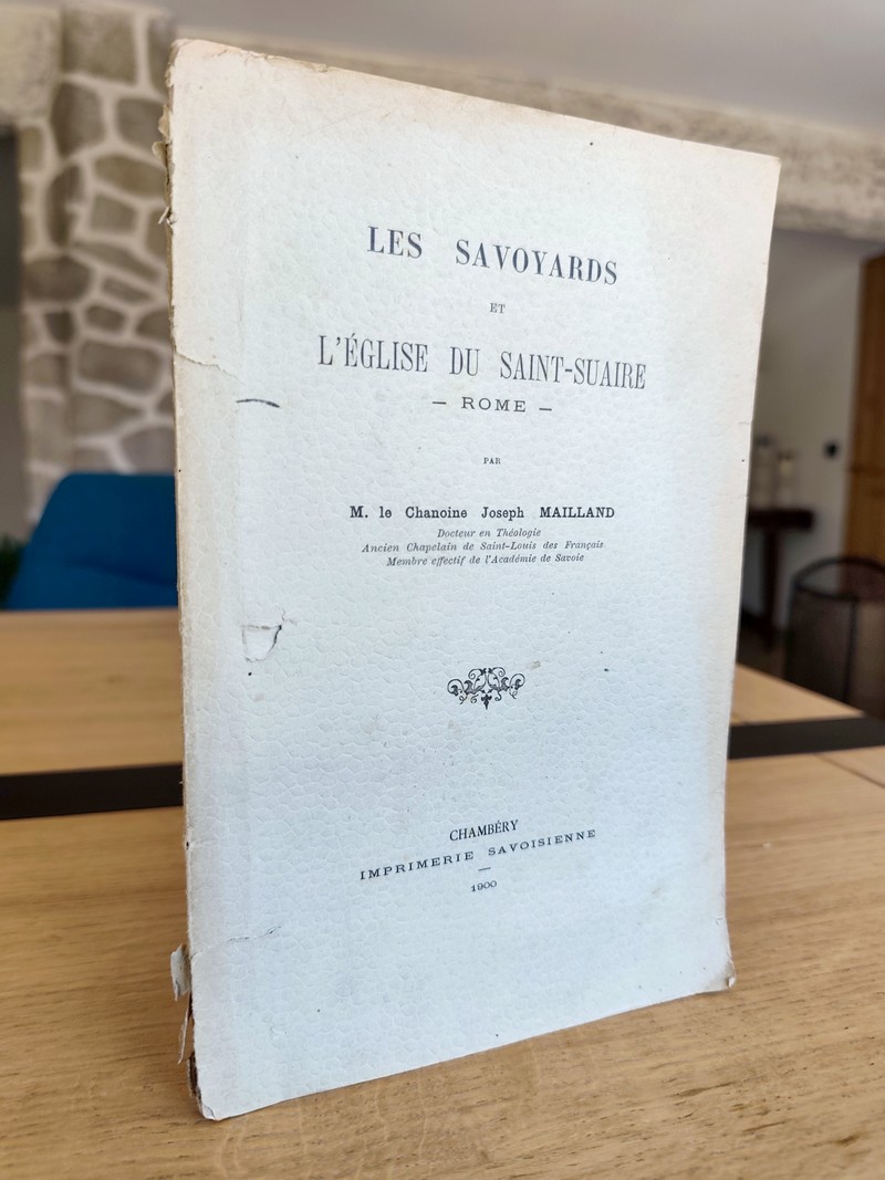 Les savoyards et l'église du Saint-suaire de Rome
