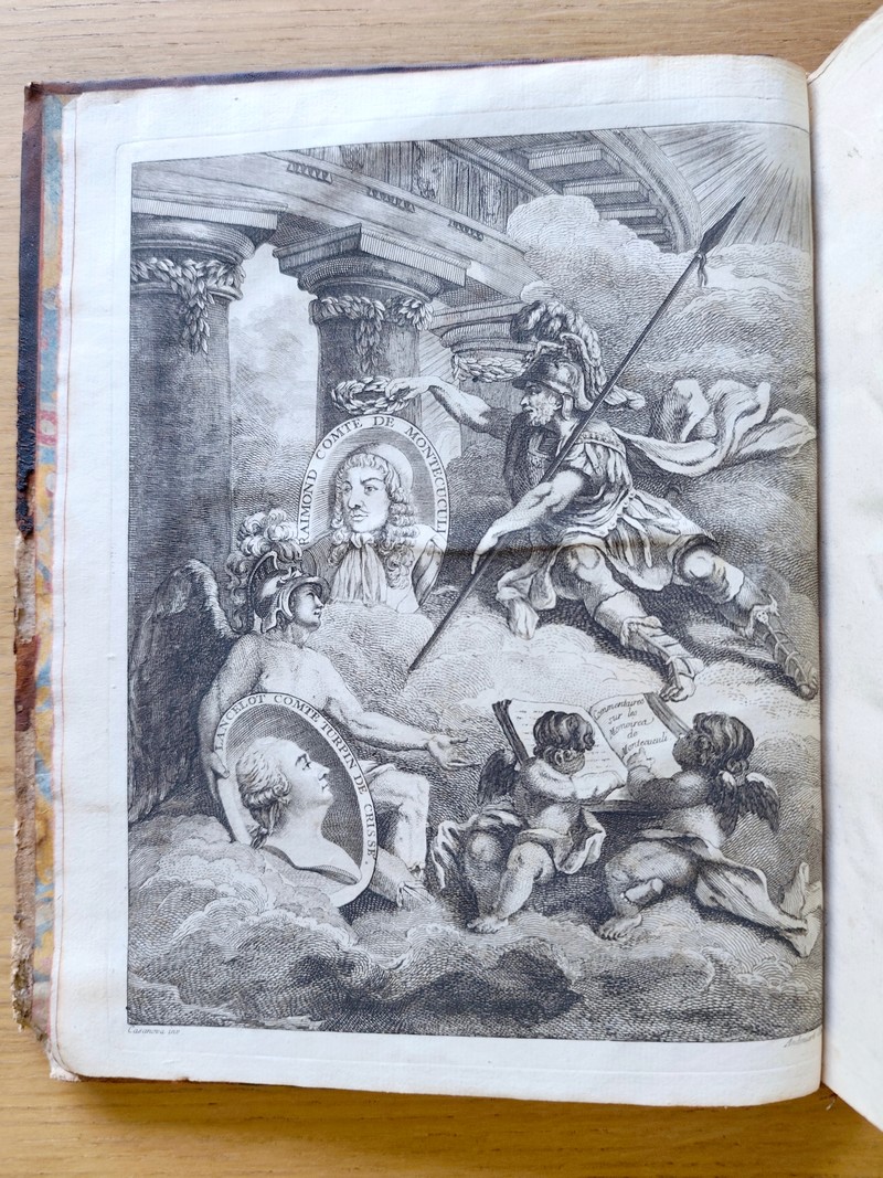 Commentaires sur les Mémoires de Montecuculi, Généralissime des Armées, & Grand-Maitre de l'Artillerie de l'Empereur (3 volumes)