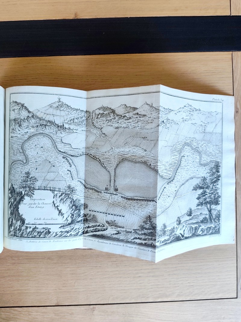Commentaires sur les Mémoires de Montecuculi, Généralissime des Armées, & Grand-Maitre de l'Artillerie de l'Empereur (3 volumes)