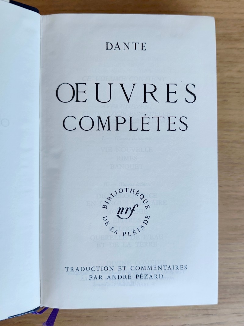 Oeuvres complètes