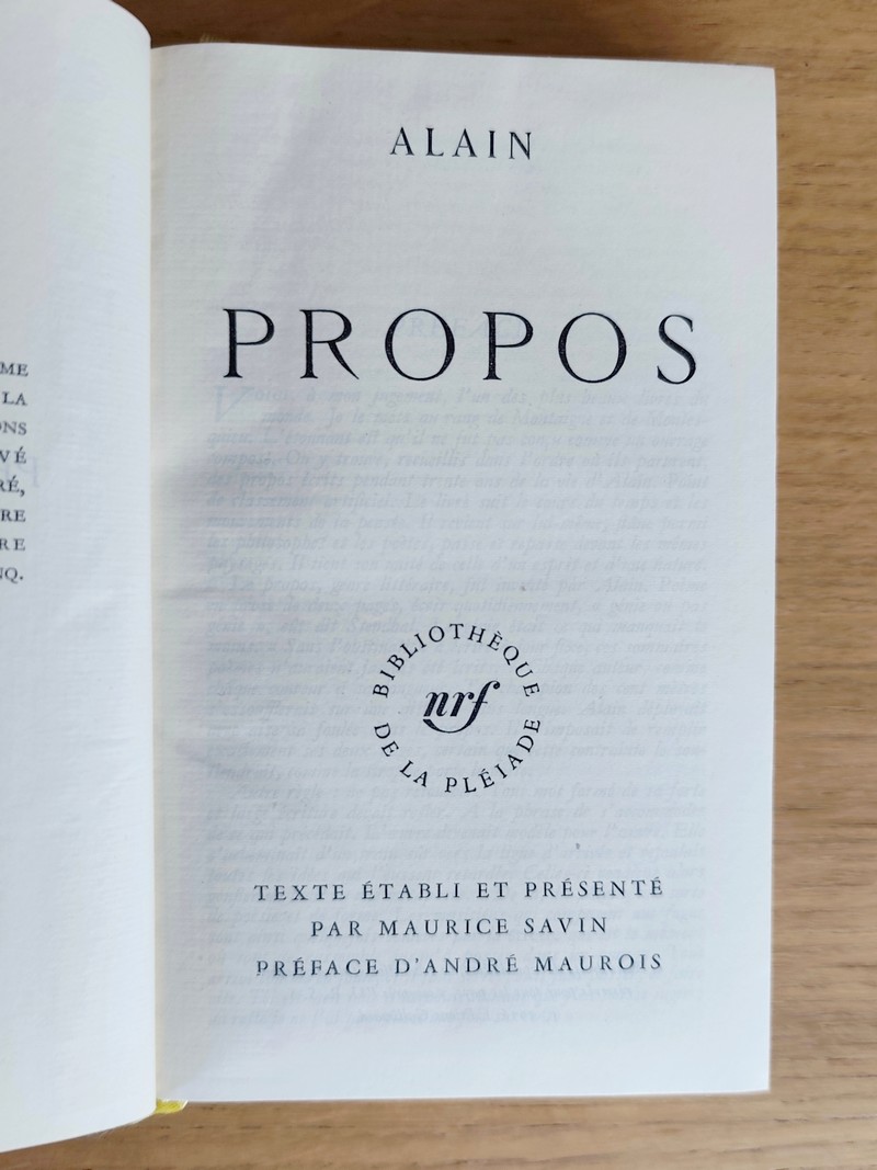 Propos