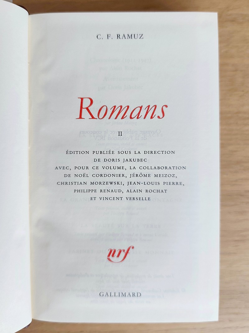 Romans (2 volumes sous emboitage)