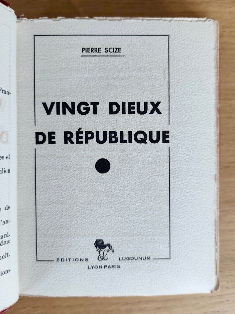 Vingt Dieux de République