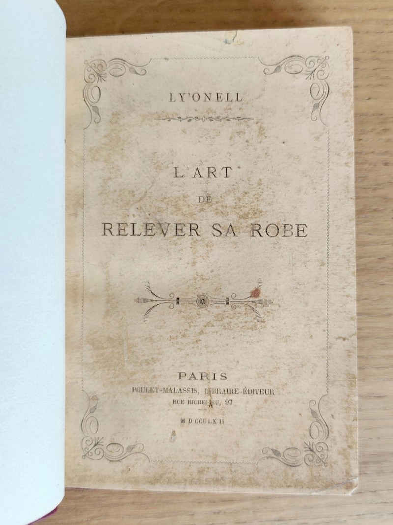 L'art de relever sa robe