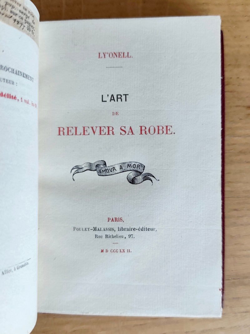 L'art de relever sa robe