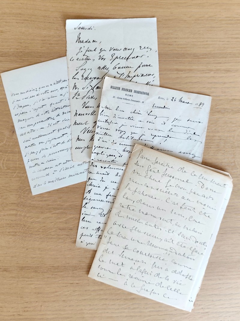 Expiation (lettres manuscrites jointes)