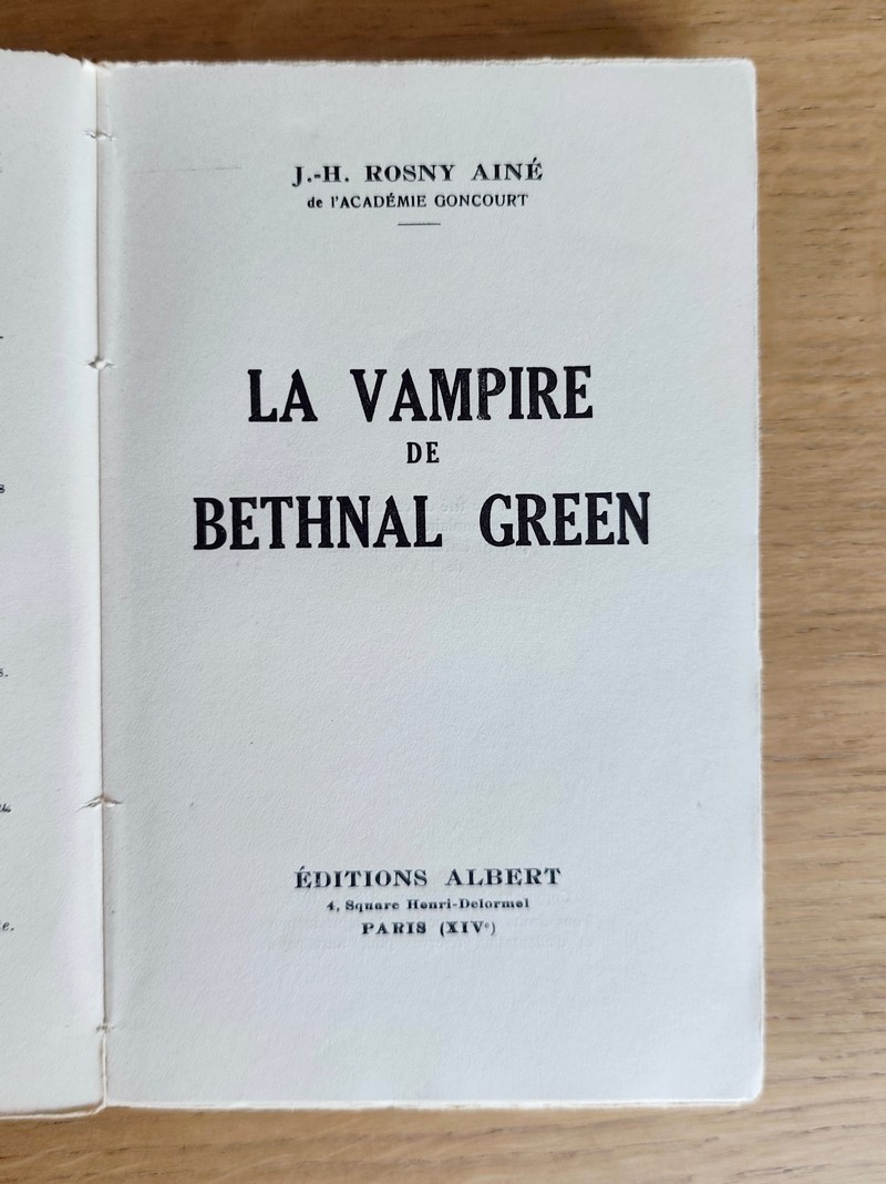 La vampire de Bethnal Green