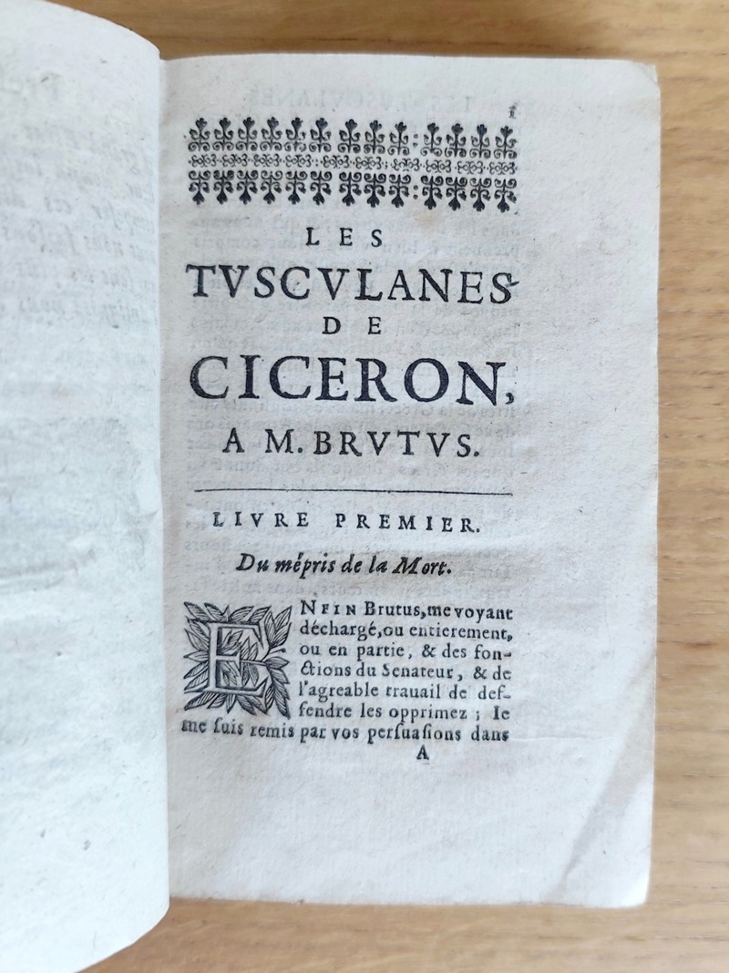 Les Tusculanes (1655)