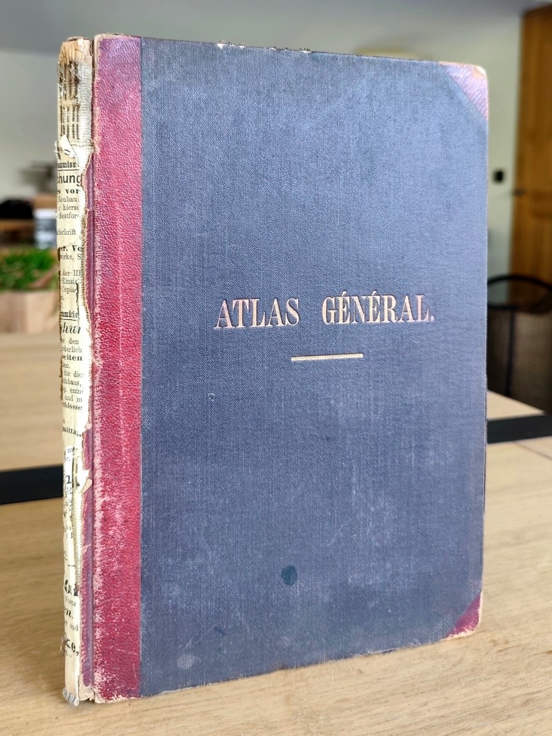 Atlas général composé de trente quatre cartes coloriées et gravées sur cuivre