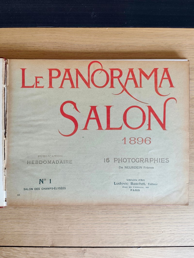 Le Panorama Salon 1896 (complet) relié avec Le Musée galant du dix-huitième siècles