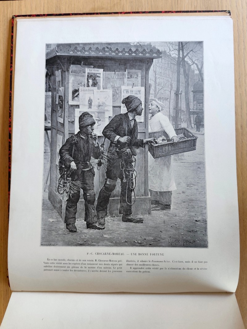 Le Panorama Salon 1896 (complet) relié avec Le Musée galant du dix-huitième siècles