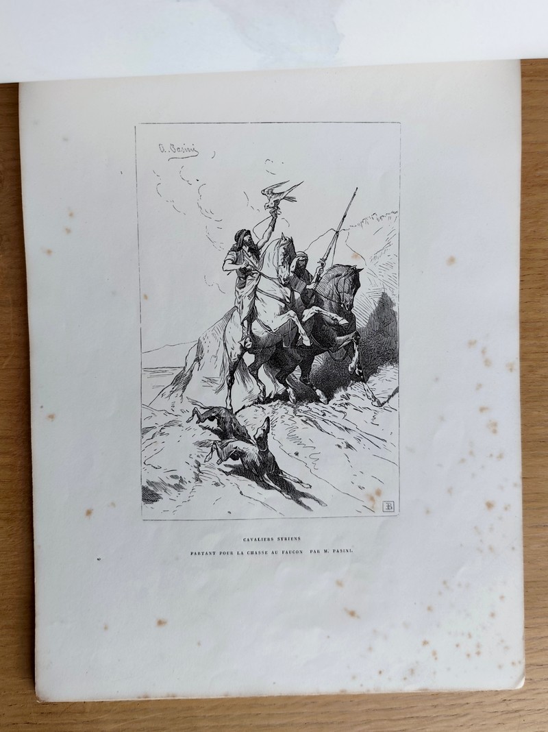Prime du journal Les Modes Parisiennes. Les artistes contemporains, cinquante tableaux & sculptures dessinés par les artistes exposants, gravés par Boetzel