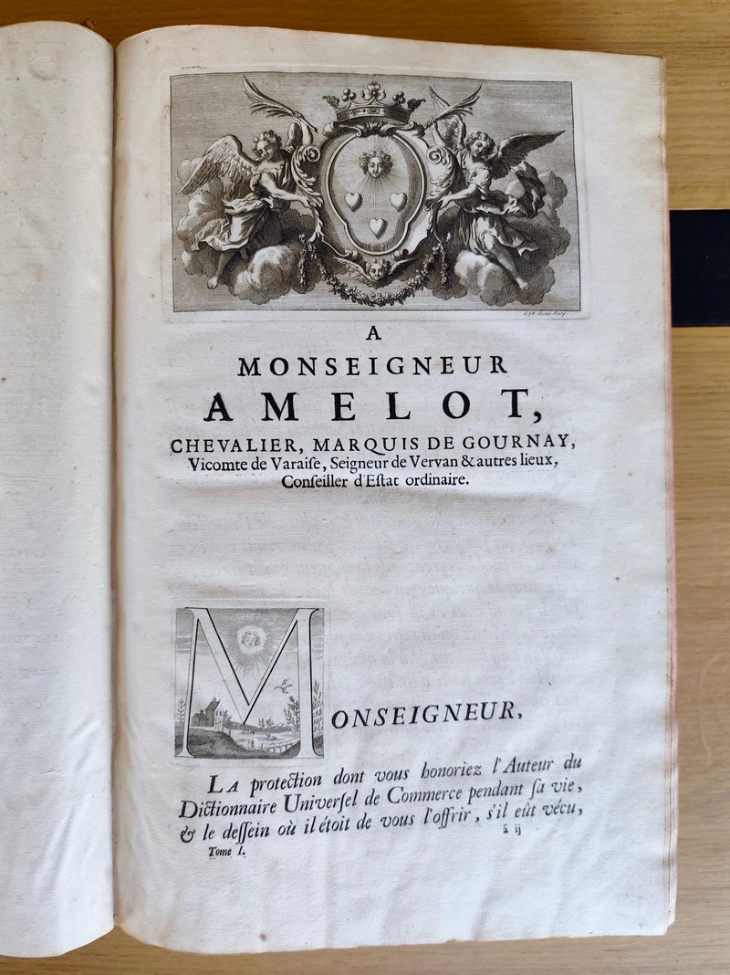 Dictionnaire universel de commerce contenant tout ce qui concerne le commerce qui se fait dans les quatre parties du monde, par terre, par mer, de proche en proche, par des voyages de long cours, tant en gros qu'en détail (3 volumes)
