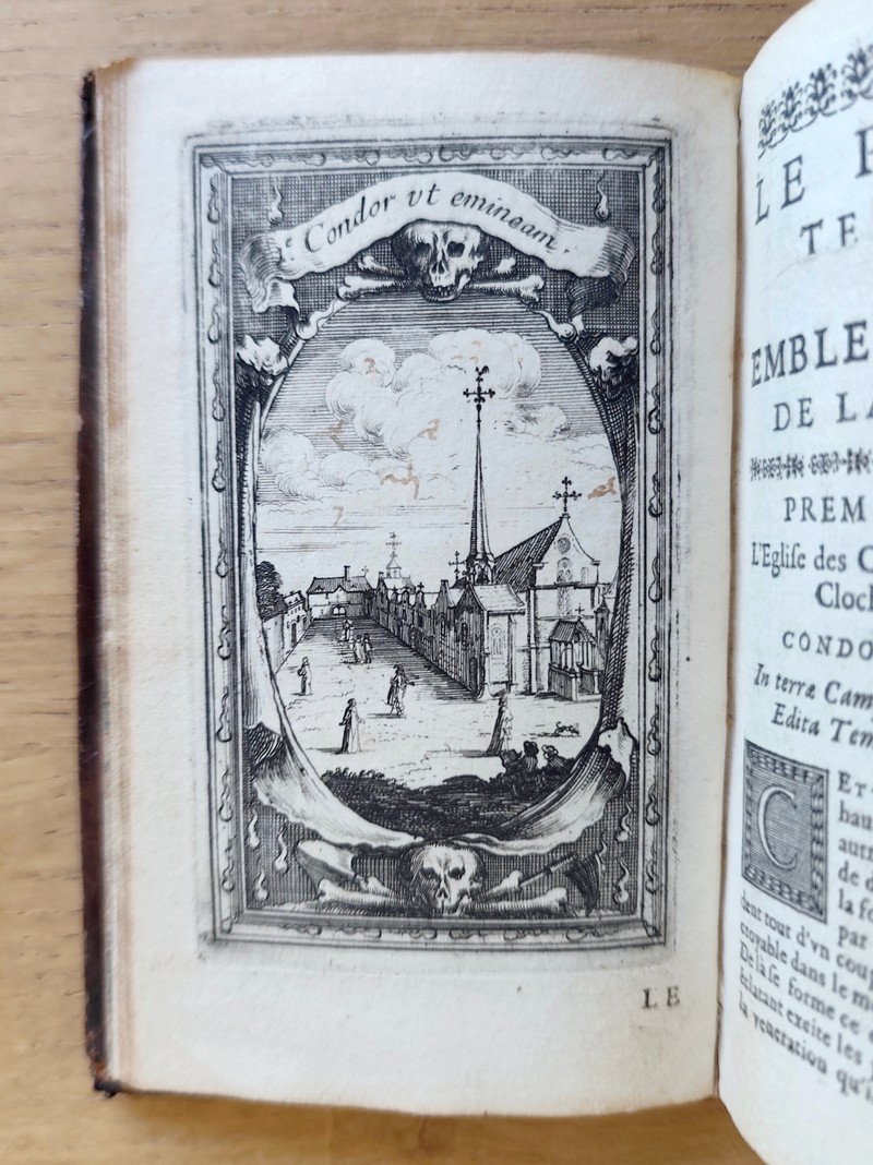 Le Paradis terrestre ou emblèmes sacrez de la solitude. Avec un recueil des plus beaux vers latins & françois sur la solitude, la plus part non encore imprimez. Relié avec La Chartreuse ou la Saincte solitude