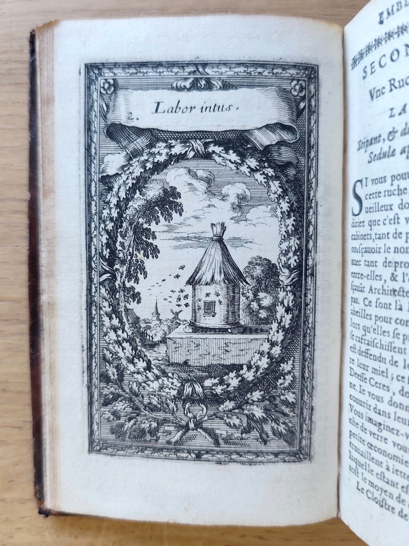 Le Paradis terrestre ou emblèmes sacrez de la solitude. Avec un recueil des plus beaux vers latins & françois sur la solitude, la plus part non encore imprimez. Relié avec La Chartreuse ou la Saincte solitude