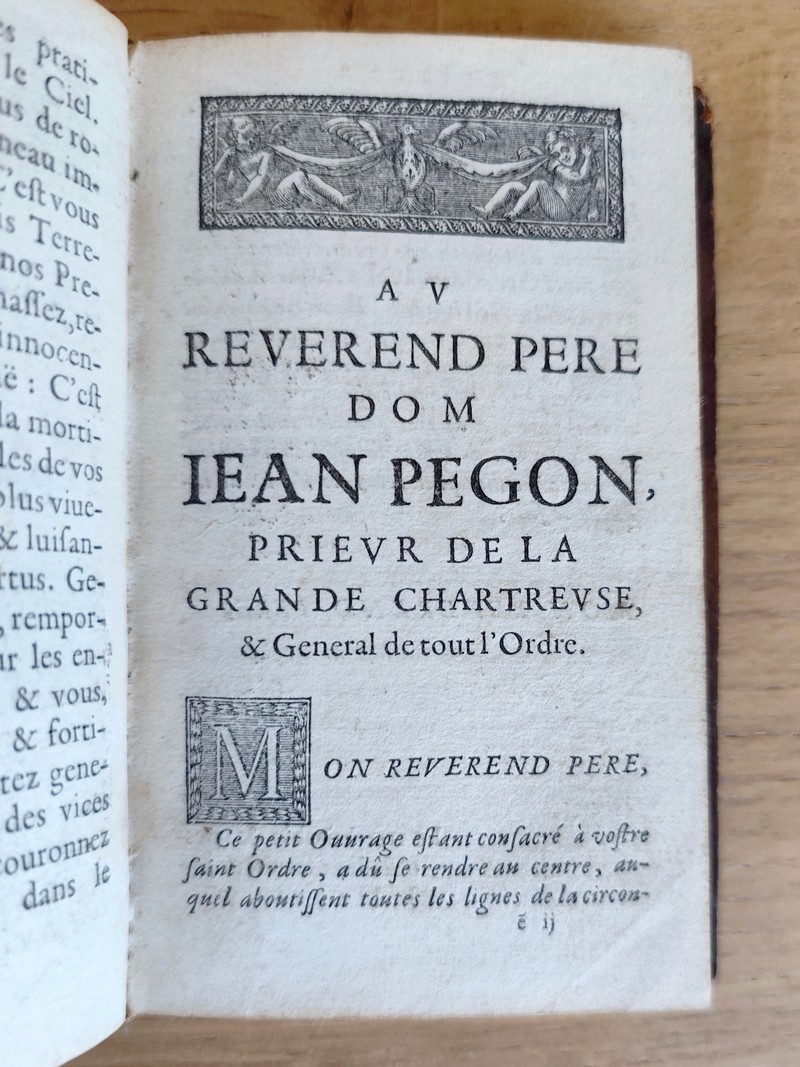 Le Paradis terrestre ou emblèmes sacrez de la solitude. Avec un recueil des plus beaux vers latins & françois sur la solitude, la plus part non encore imprimez. Relié avec La Chartreuse ou la Saincte solitude