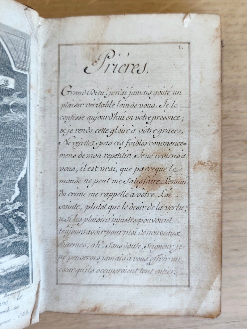 Manuscrit de Prières Chrétiennes (manuscrit)