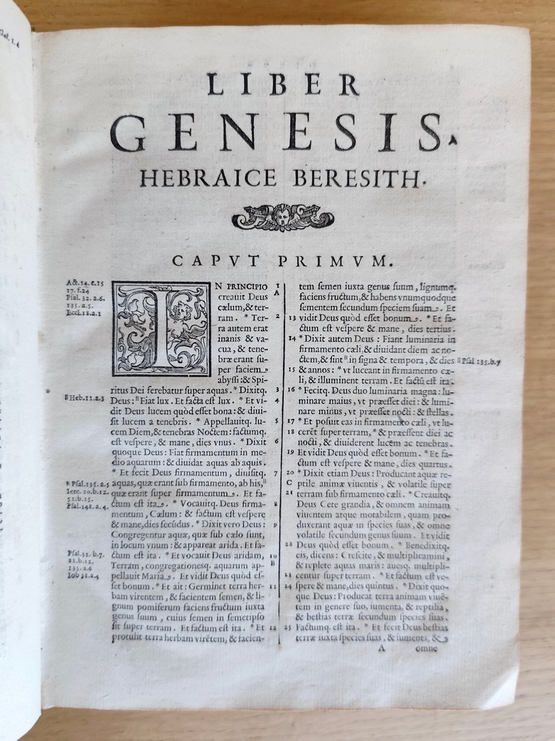 Biblia Sacra, vulgatae editionis, Sixti Quinti pont.Max. Iussu recognita atque edita (1593 - Vulgate sixto-clémentine)