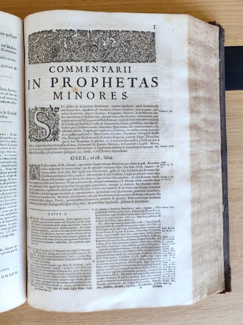 Antuerpiani e societate Jesu, commentaris in sacram scripturam (2 volumes in folio en 1)