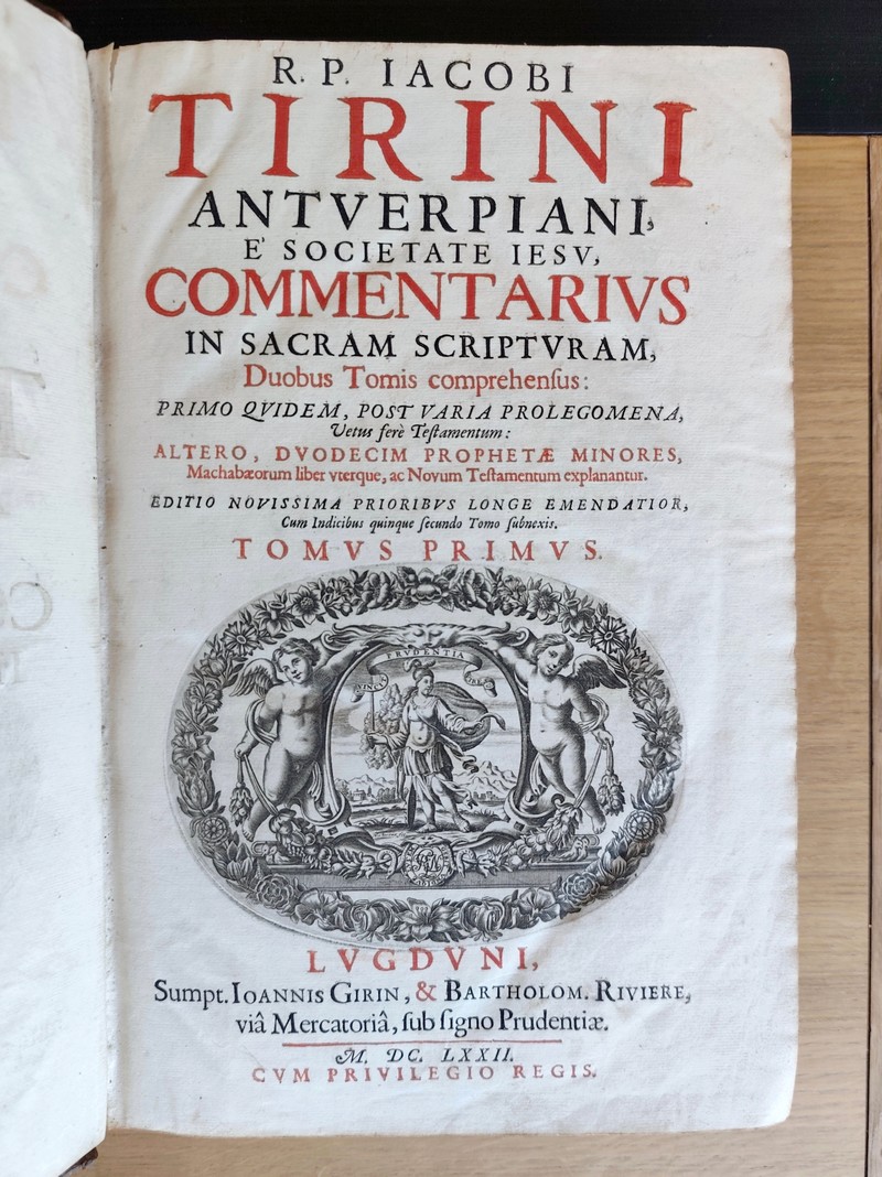 Antuerpiani e societate Jesu, commentaris in sacram scripturam (2 volumes in folio en 1)