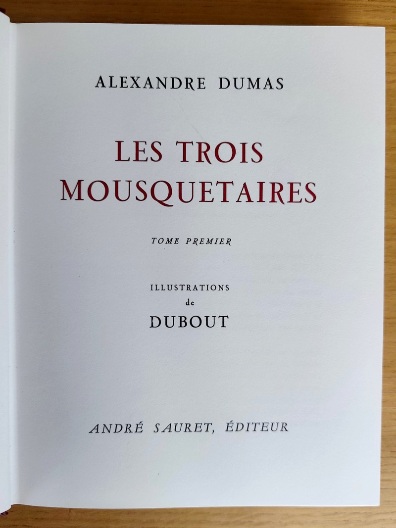 Les trois Mousquetaires (3 volumes)