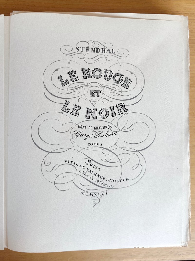 Le rouge et le noir (2 volumes)