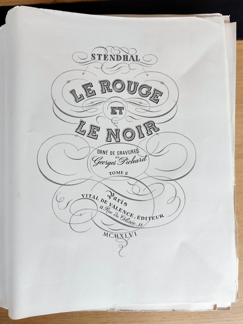 Le rouge et le noir (2 volumes)