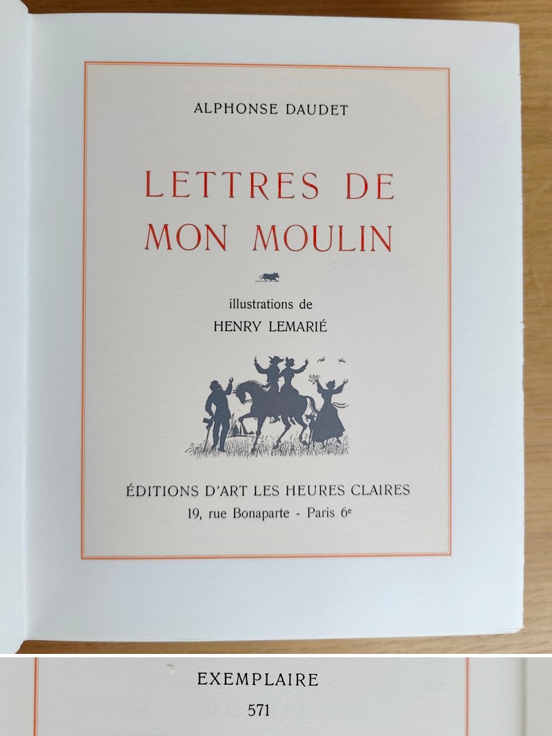 Tartarin de Tarascon - Contes du lundi - Lettres de mon moulin (avec suite en noir)