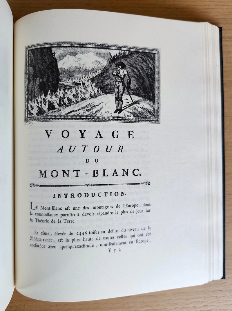 Voyages dans les Alpes précédés de Mémoire historique sur la vie et les écrits de Horace-Bénédict de Saussure par Jean Senebier (4 volumes)