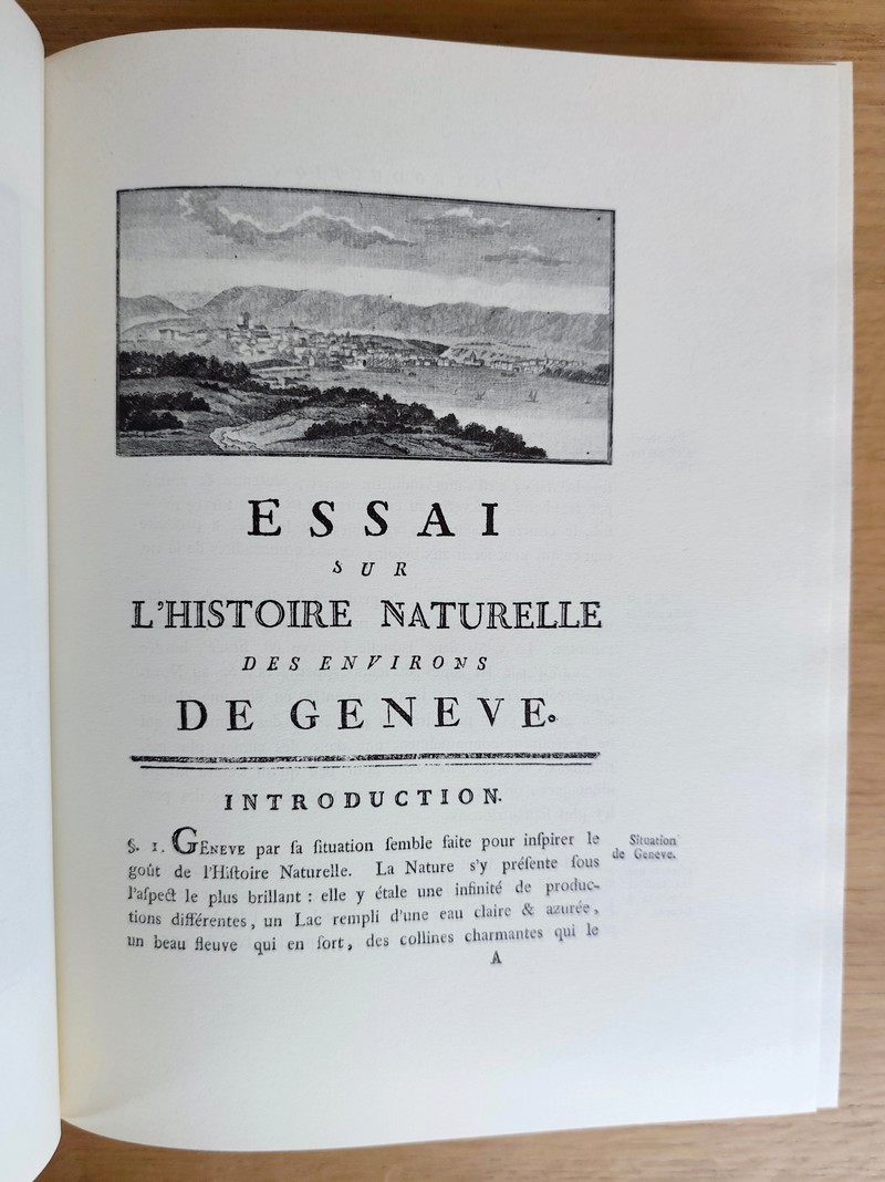 Voyages dans les Alpes précédés de Mémoire historique sur la vie et les écrits de Horace-Bénédict de Saussure par Jean Senebier (4 volumes)