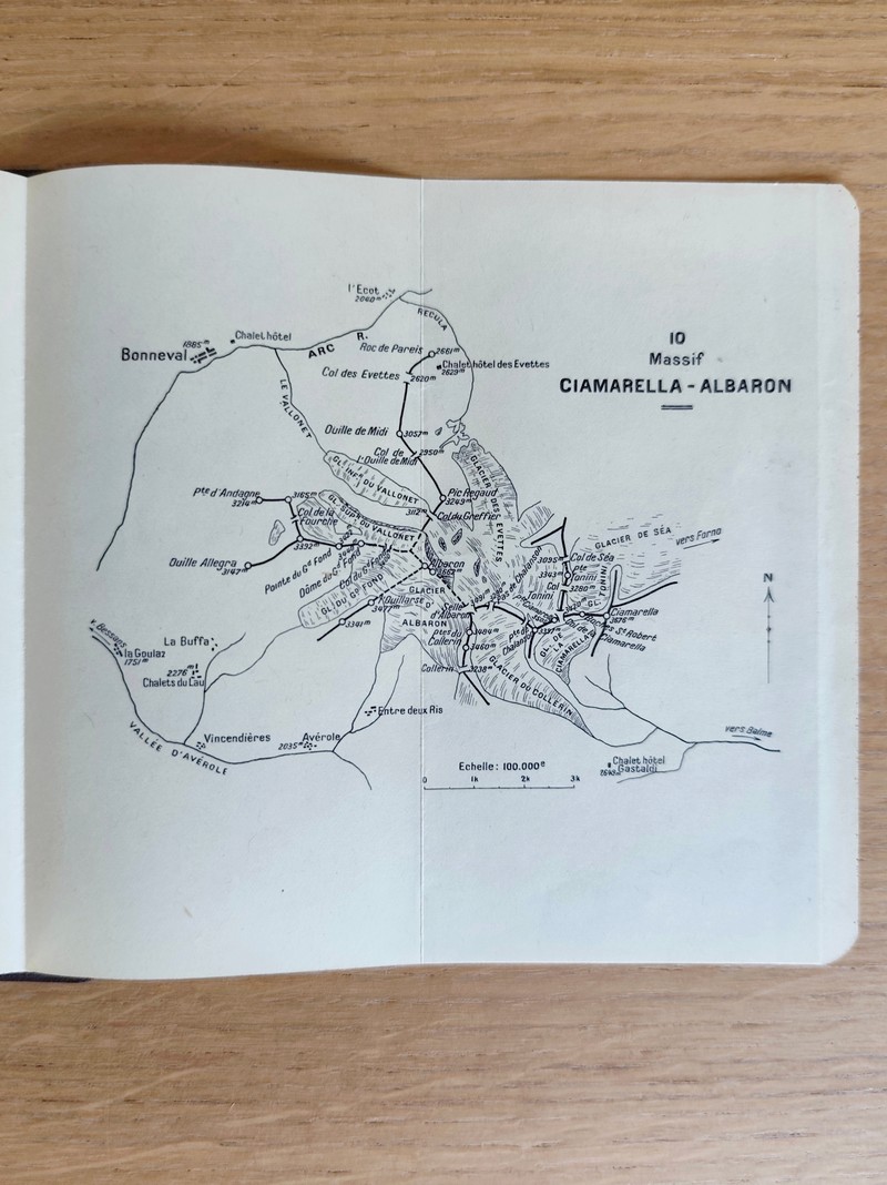 Les Alpes de Savoie. La frontière franco-italienne entre la Seigne et le Thabor. Première partie Du col de la Seigne au Collerin. Guide pour l'alpiniste