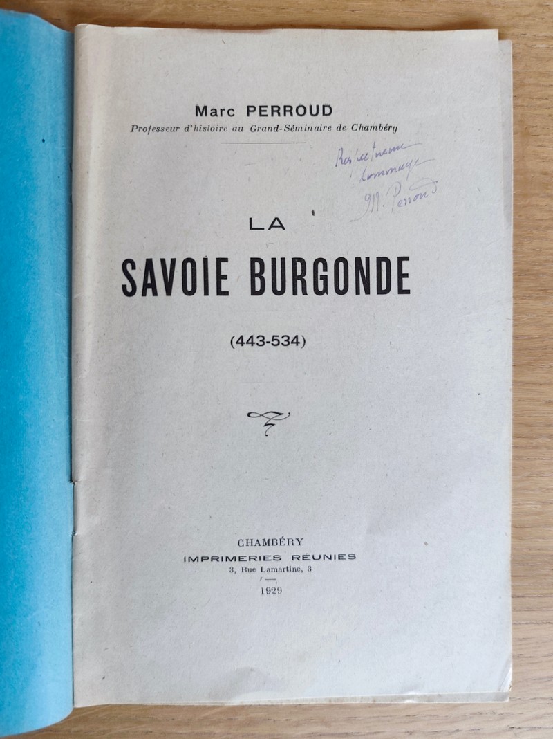 La Savoie Burgonde (443 - 534)