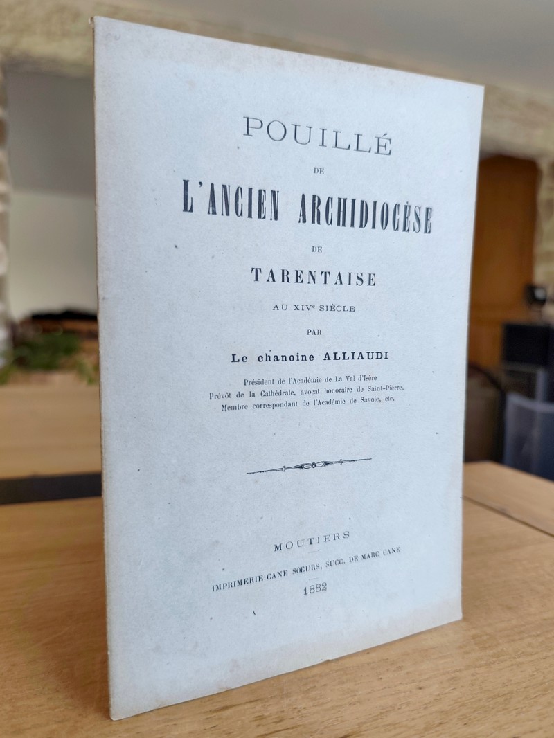 Pouillé de l'ancien Archidiocèse de Tarentaise au XIVe siècle