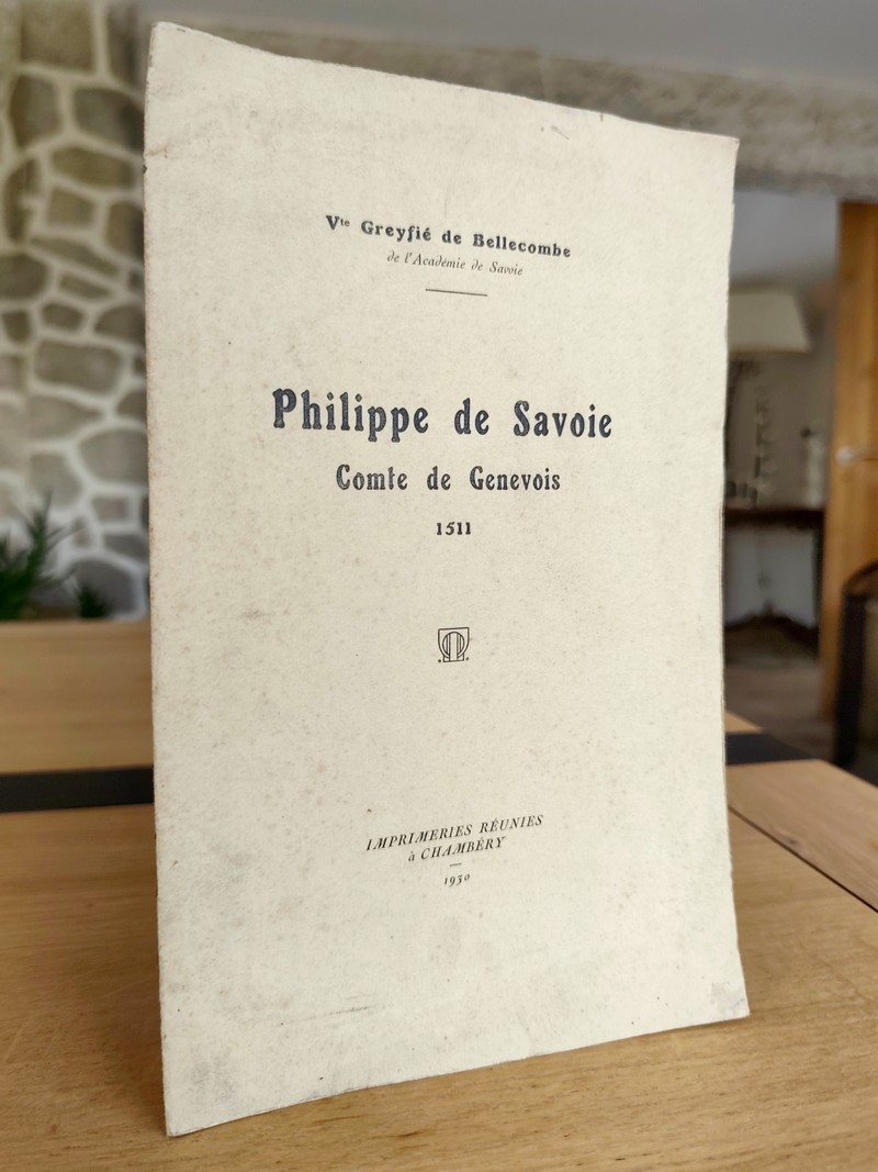Philippe de Savoie, Comte de Genevois, 1511