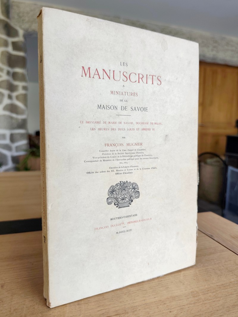 Les manuscrits à miniatures de la maison de Savoie, Le bréviaire de Marie de Savoie, Les heures des Ducs Louis et Amédée IX