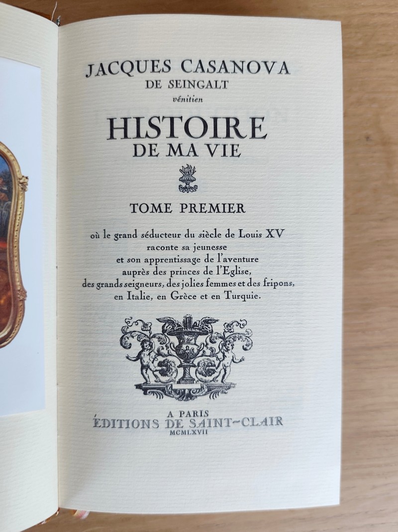 Histoire de ma vie (3 volumes)