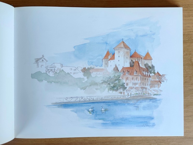 Aquarelles en Haute-Savoie