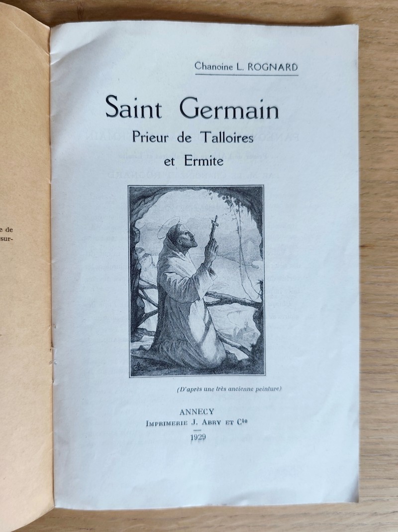 Saint Germain, Prieur de Talloires et Ermite
