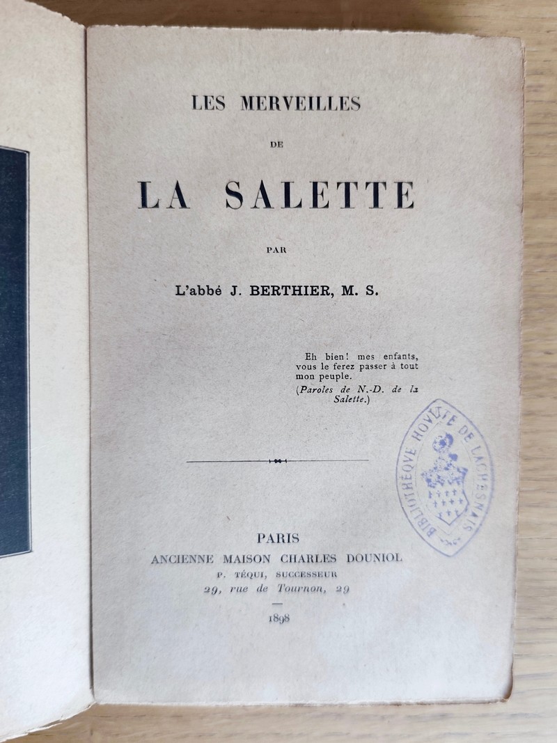 Les merveilles de la Salette