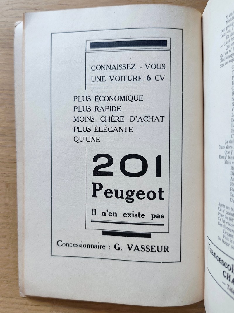 A l'encre de Chine - Revue locale et satirique à grand spectacle, jouée au Théâtre de Chambéry par la société « La Rampe de Chambéry »