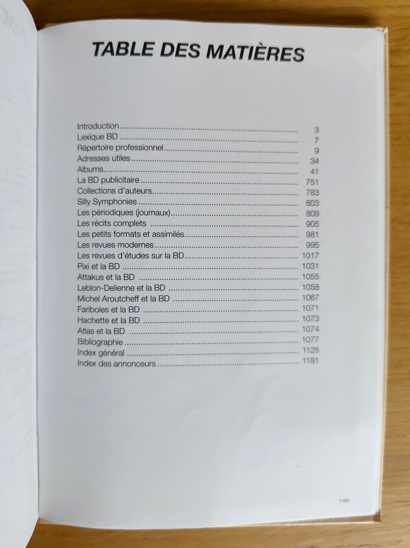 BDM, Trésor de la Bande Dessinée, catalogue encyclopédique 2007 - 2008