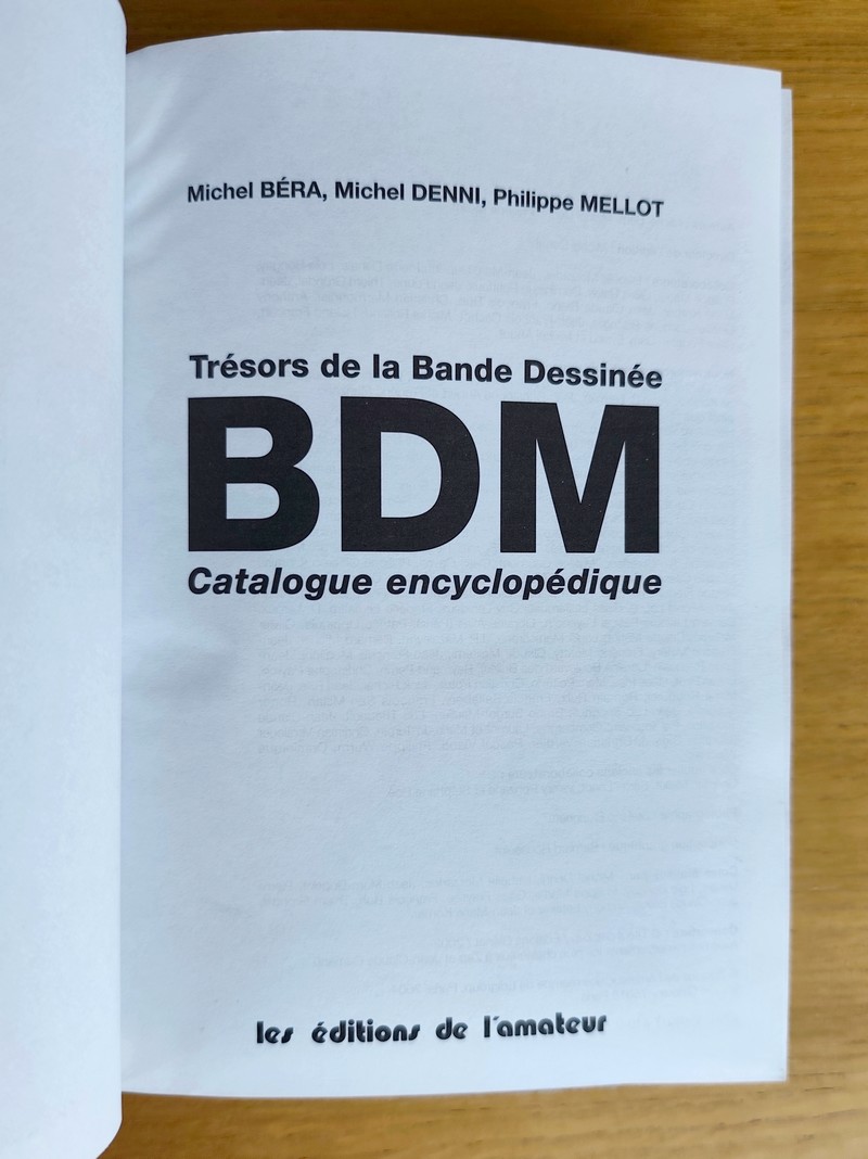 BDM, Trésor de la Bande Dessinée, 
catalogue encyclopédique 2005 - 2006