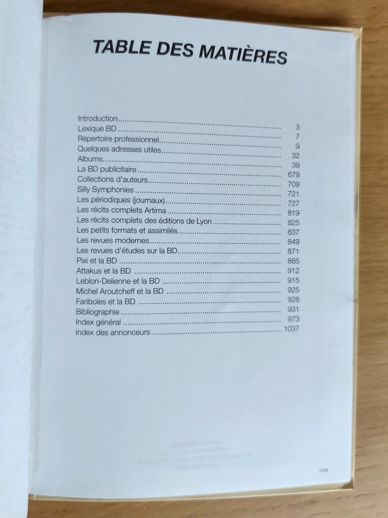 BDM, Trésor de la Bande Dessinée, 
catalogue encyclopédique 2005 - 2006