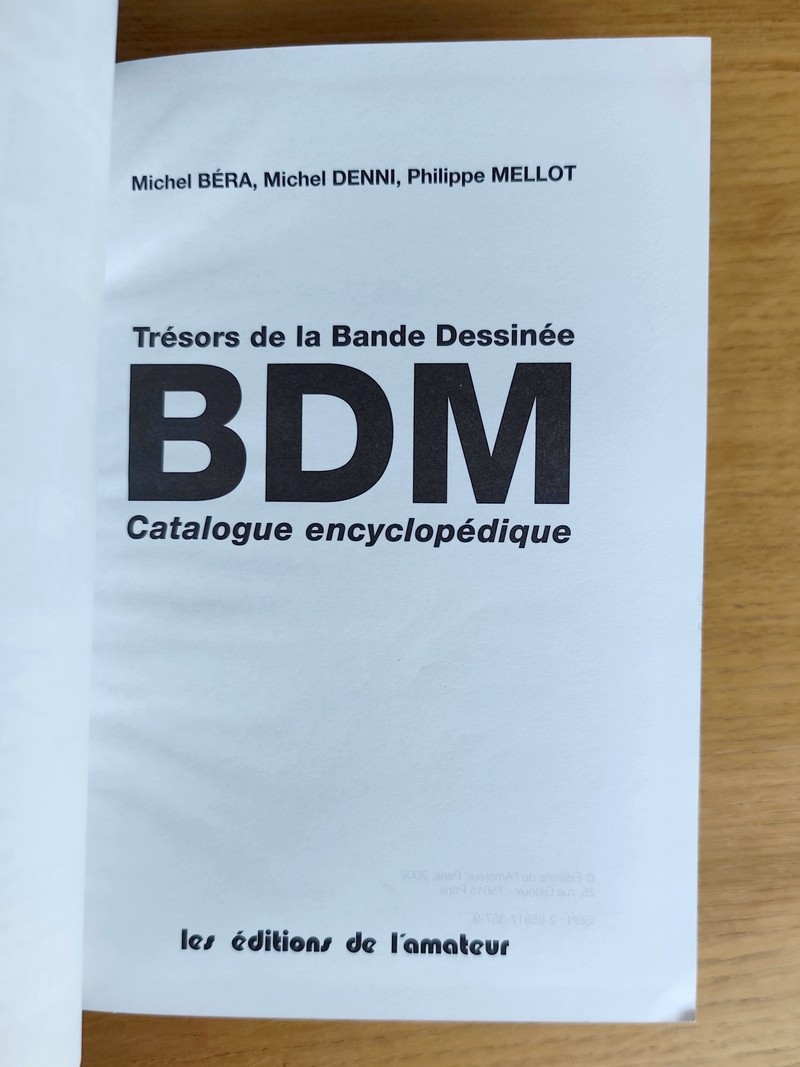 BDM, Trésor de la Bande Dessinée, catalogue encyclopédique 2003 - 2004