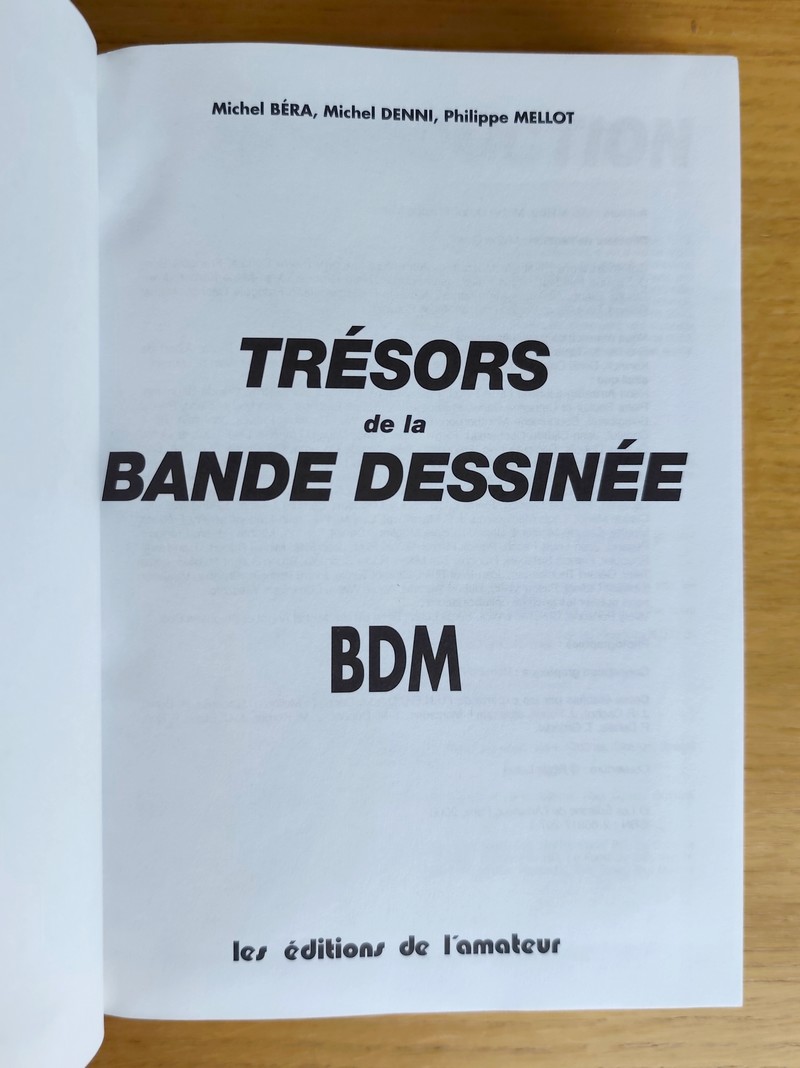 BDM, Trésor de la Bande Dessinée, catalogue encyclopédique 2001 - 2002