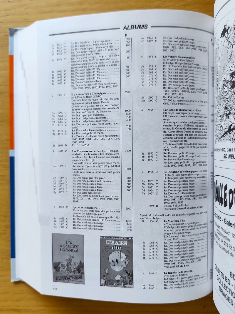 BDM, Trésor de la Bande Dessinée, catalogue encyclopédique 2001 - 2002