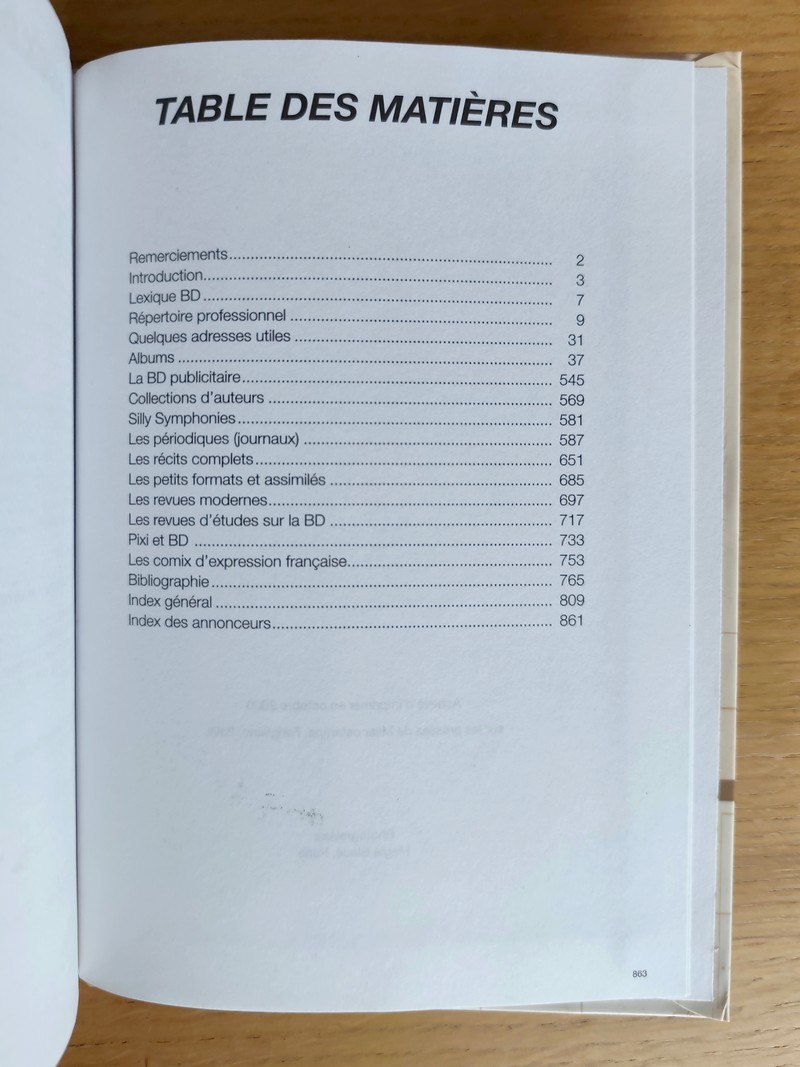 BDM, Trésor de la Bande Dessinée, catalogue encyclopédique 2001 - 2002