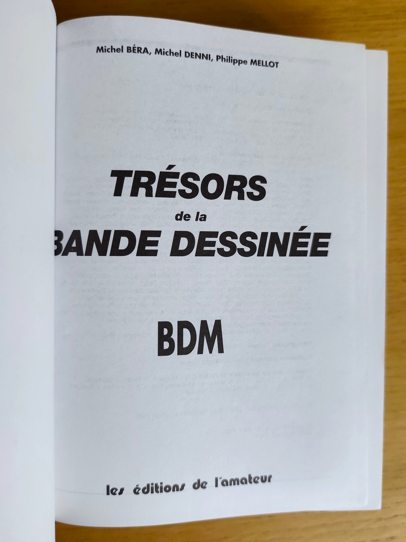 BDM, Trésor de la Bande Dessinée, catalogue encyclopédique 1999 - 2000