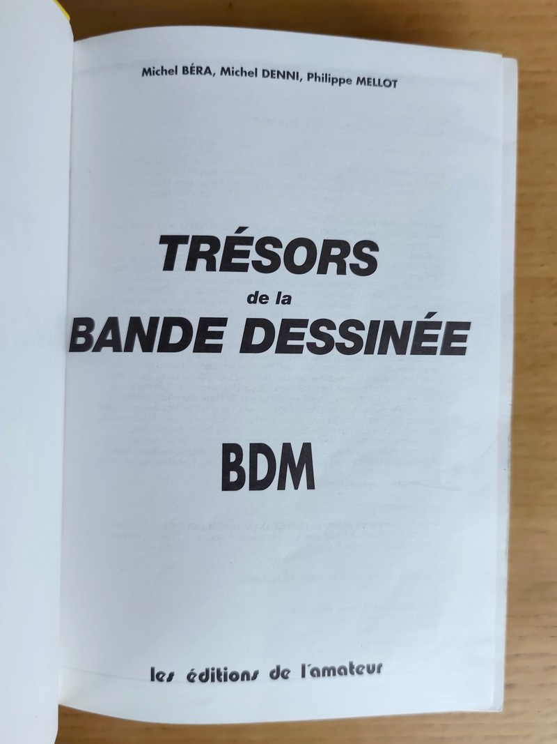 BDM, Trésor de la Bande Dessinée, catalogue encyclopédique 1997 - 1998